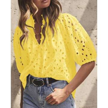 PRETTYGARDEN Women's Summer Tops for Effortless Style