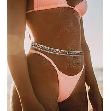 Elastic Plus Size Waist Beads for Women 31-49 Inch