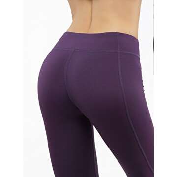 CODEFIT Yoga Pants with Mesh Contrast and Comfort Fit