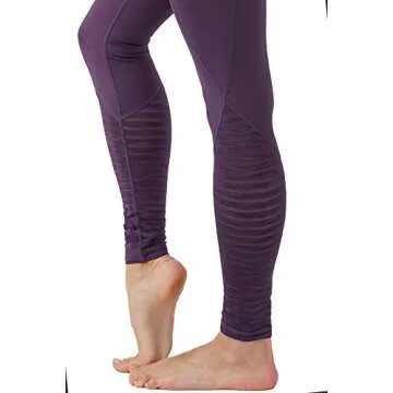 CODEFIT Yoga Pants with Mesh Contrast and Comfort Fit