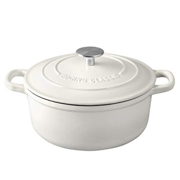 EDGING CASTING Enameled 5.5 Quart Dutch Oven for Baking