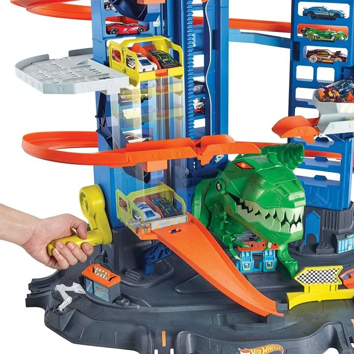Hot Wheels Ultimate Garage Track Set with T-Rex
