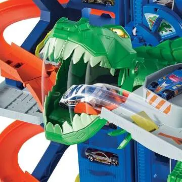 Hot Wheels Ultimate Garage Track Set with T-Rex