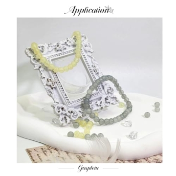 Gaspletu 2600PCS Colorful Glass Beads Jewelry Making Kit