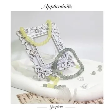 Gaspletu 2600PCS Colorful Glass Beads Jewelry Making Kit