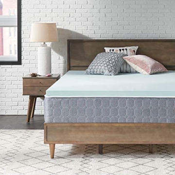 Sealy TrueForm 2" Memory Foam Mattress Topper, King, Blue