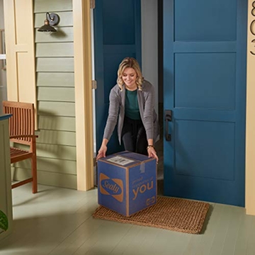 Sealy TrueForm 2" Memory Foam Mattress Topper, King, Blue