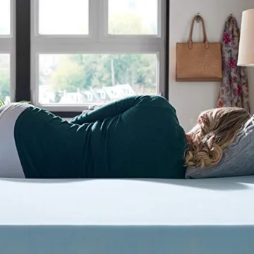 Sealy TrueForm 2" Memory Foam Mattress Topper, King, Blue