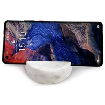 Luxurious Marble Cell Phone Stand Holder for Desk & Nightstand