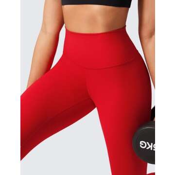 CRZ YOGA Women's Compression Leggings - High Waisted Support