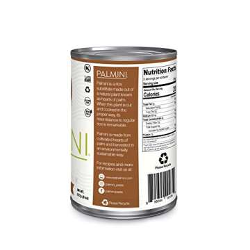 Palmini Rice | Low-Carb, Low-Calorie Hearts of Palm Rice | Keto, Gluten Free, Vegan, and Non-GMO | As seen on Shark Tank | (14 Ounces Can - Pack of 3)