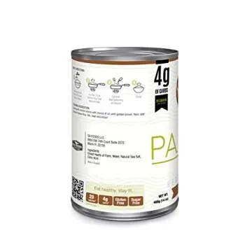 Palmini Rice | Low-Carb, Low-Calorie Hearts of Palm Rice | Keto, Gluten Free, Vegan, and Non-GMO | As seen on Shark Tank | (14 Ounces Can - Pack of 3)