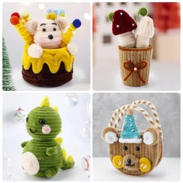 Caydo 200 PCS Thick Pipe Cleaners for Crafting and DIY