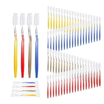 YOUKE OLA 400 Pack Disposable Toothbrushes - Individually Packaged for Travel, Events & More