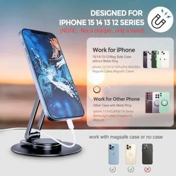 CreaDream Magnetic Phone Stand - Adjustable & Foldable