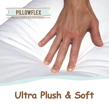 Pillowflex Synthetic Down Pillow Insert - 22x22 Down Alternative Pillow, Ultra Soft Large Square Throw Pillow, Couch Sham, Bed Sleeping - 1 Decorative Accent Form