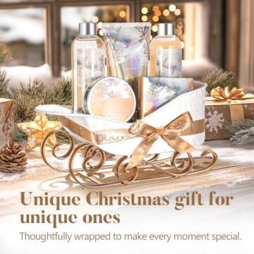 Gift Baskets for Women - Luxurious Jasmine & Honey Spa Gift Set for Home Pampering