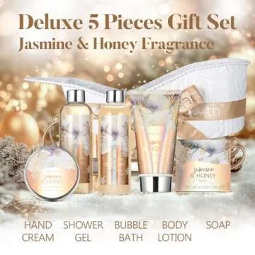 Luxury Jasmine & Honey Body Gift Set for Spa Indulgence