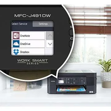 Brother Wireless All-in-One Printer, MFC-J491DW Multi-function Device