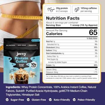 Javvy Protein Iced Coffee - 10g Whey Protein & Caffeine Boost
