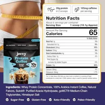 Javvy Protein Iced Coffee - 10g Whey Protein & Caffeine Boost