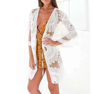 Jeasona Women's Kimono Coverup for Swimwear