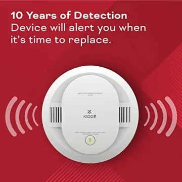 Kidde Smoke CO Detector LED Alerts Battery Powered Safety