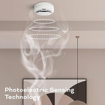 Kidde Smoke CO Detector LED Alerts Battery Powered Safety