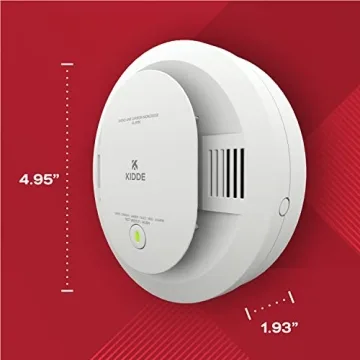 Kidde Smoke CO Detector LED Alerts Battery Powered Safety