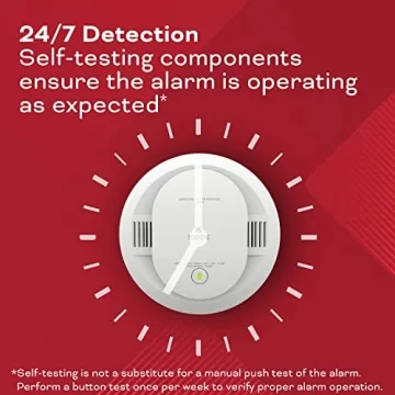 Kidde Smoke CO Detector LED Alerts Battery Powered Safety