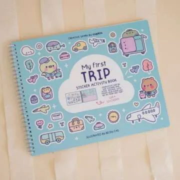 Toddlers Sticker & Coloring Book for Creative Play