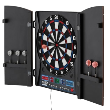 Fat Cat Electronx Electronic Dartboard with 35 Games