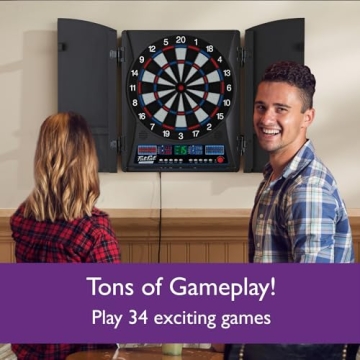 Fat Cat Electronx Electronic Dartboard with 35 Games