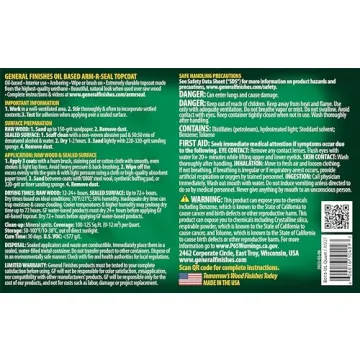 Satin Finish Arm-R-Seal Topcoat by General Finishes