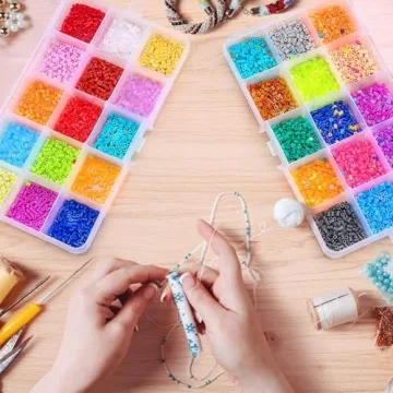 Opret 15 Girds Bead Organizer Set of 8, Compact Storage