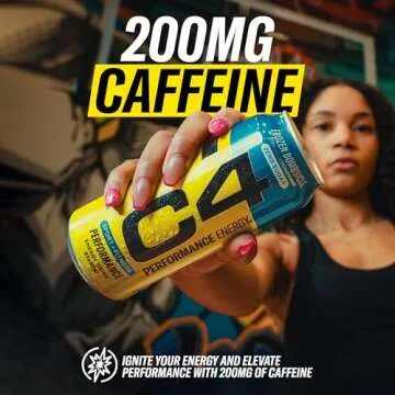 Cellucor C4 Energy Drink with Beta-Alanine | Sugar-Free | Mango Foxtrot