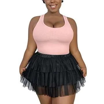 Littleforbig Tulle Ballerina Skirt for Dance & Parties