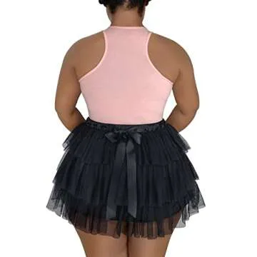 Littleforbig Tulle Ballerina Skirt for Dance & Parties