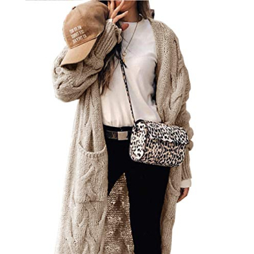 ZIWOCH Women's Cozy Long Cardigan with Pockets