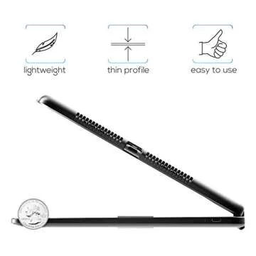 iPad Keyboard Case 10.2 inch with 10 Color Backlight