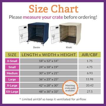 Pet Dreams Dog Crate Cover - Breathable Fabric Comfort