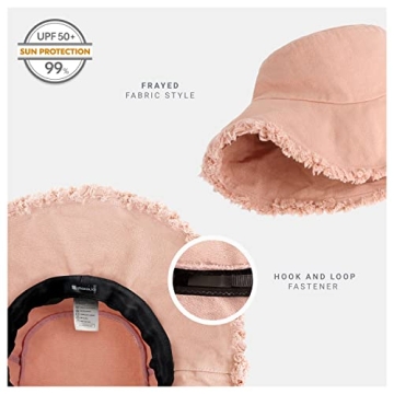 CHOK.LIDS Frayed Bucket Hat for Stylish Outdoor Wear
