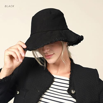CHOK.LIDS Frayed Bucket Hat for Stylish Outdoor Wear
