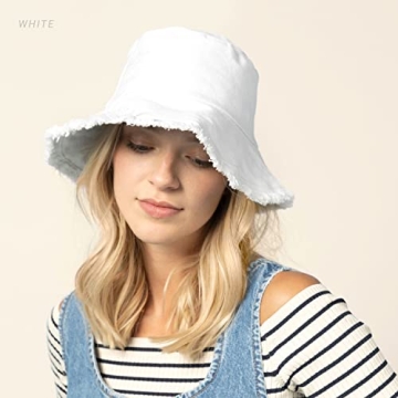 CHOK.LIDS Frayed Bucket Hat for Stylish Outdoor Wear
