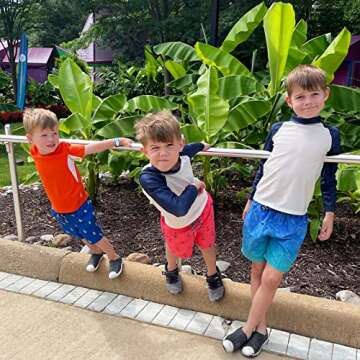 Cozople Boys Swim Trunks with Compression Liner Quick Dry