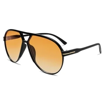 Stylish Retro Aviator Sunglasses for Men and Women