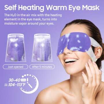 BeHoomi Steam Eye Mask: Self-Heating Eye Relaxation