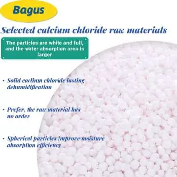 Bagus Hanging Moisture Absorber Bags - Fragrance-Free Dehumidifier for Closets, Bathrooms, RVs, Boats, and Storage Spaces, Compact Design with 12.5 Oz High-Capacity Absorption.