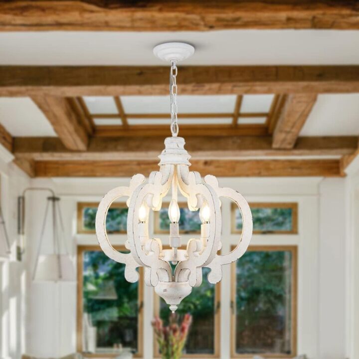 6-Lights Farmhouse Chandelier - Rustic Lighting Solution