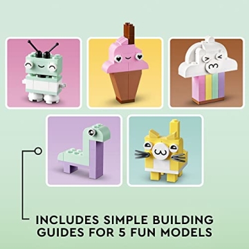 LEGO Classic Creative Pastel Fun Set for Imaginative Play